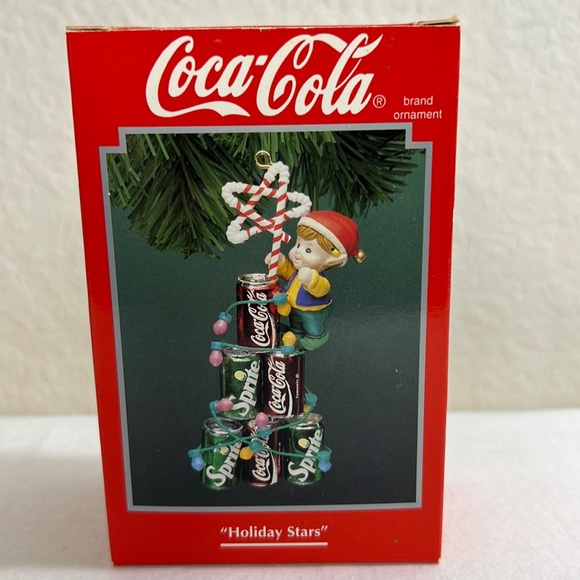 Vintage Coca Cola Christmas Ornaments 